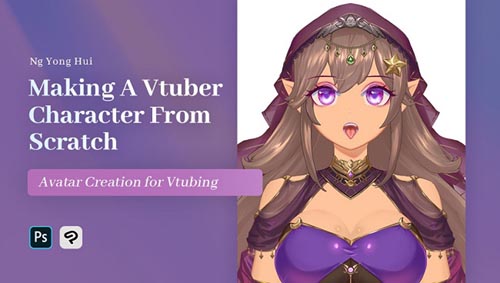 Wingfox - Making a Vtuber Character from Scratch with Ng Yong Hui