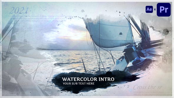 Videohive - Watercolor Intro - 33578591