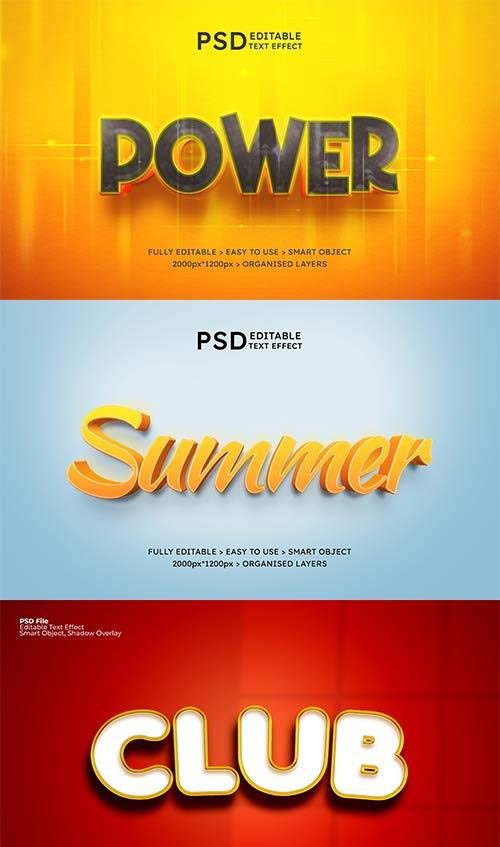 Psd text effect set vol 591