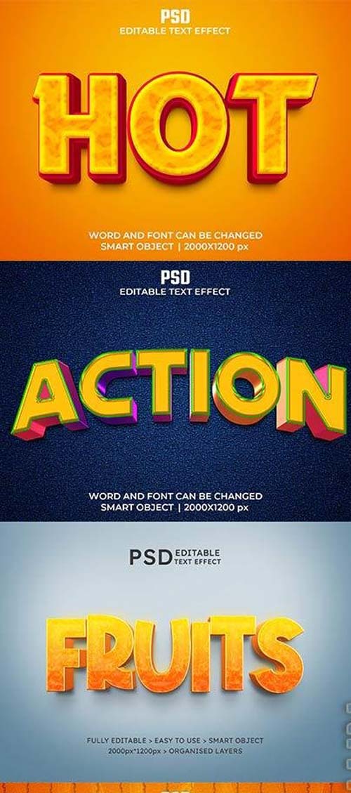 Psd text effect set vol 592