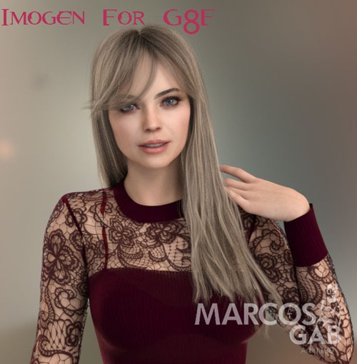MGAB Imogen for Genesis 8 Female 3D model