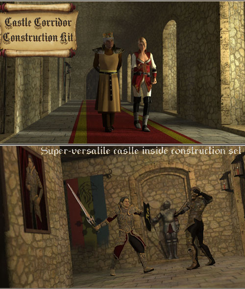 Castle Corridor Construction Kit