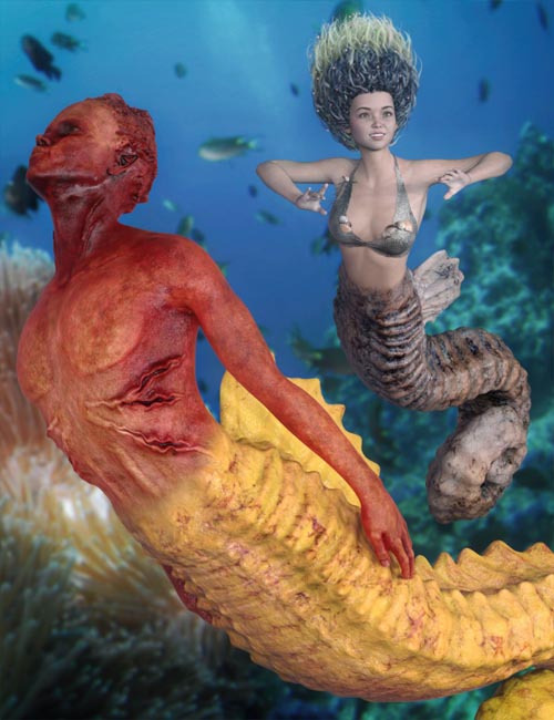 SeaHorse MegaBundle for Genesis 8.1 and for Seahorse Tails