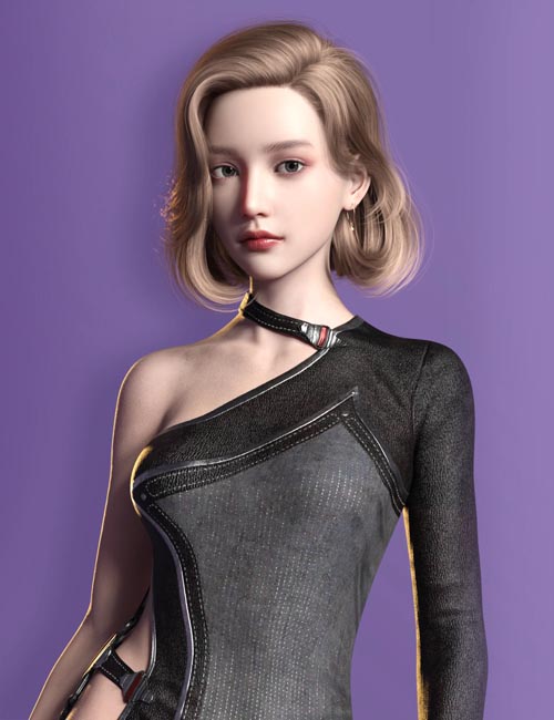 Camille Hair for Genesis 8 and 8.1 Females