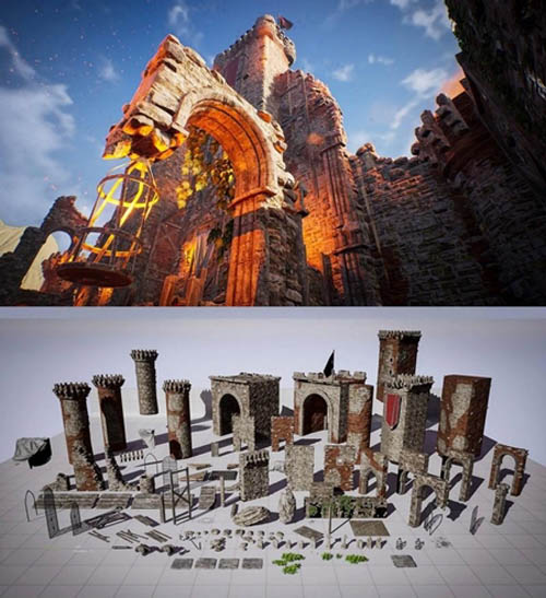 Unreal Engine - Fantasy Medieval Castle Kit