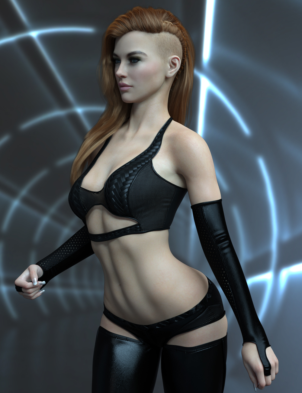 X-Fashion Exquisite Bodysuit Set for Genesis 8.1 Females