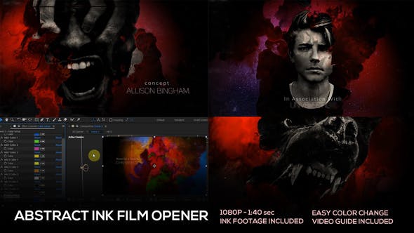 Videohive - Abstract Ink Film Opener - 23202914