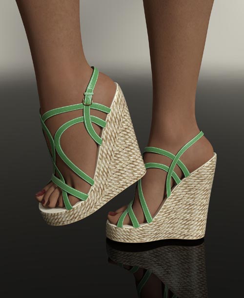 Natalie's Sandals for Genesis 8 and 8.1 Females