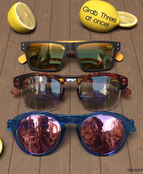 Lemon Glasses - 3 in 1