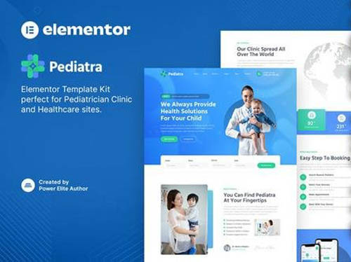 Themeforest Pediatra - Pediatrician Clinic & Healthcare Elementor Template Kit