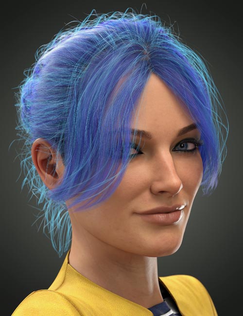 dForce Loose Updo Hair for Genesis 8 Female