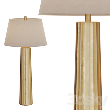 Fluted Spire Large Table Lamp