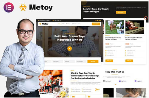 ThemeForest - MeToy - Toys Craft Industry Elementor Template Kit 36834009