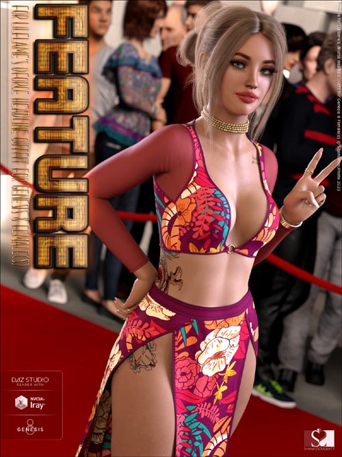 Feature for dForce Headline Outfit for Genesis 8 Females