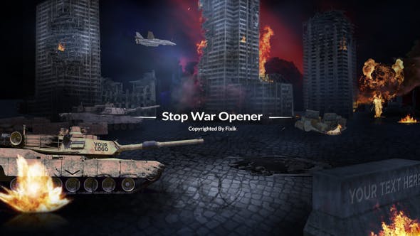 Videohive - Stop War Opener | After Effects - 37312296