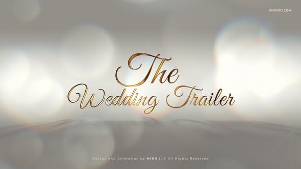 Videohive - Wedding Trailer - 37453336