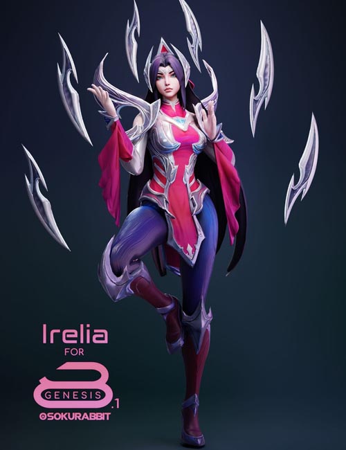 Irelia For Genesis 8 and 8.1 Female