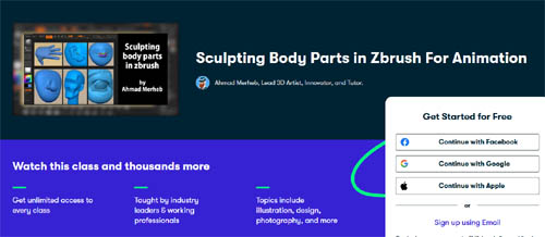 Sculpting Body Parts in Zbrush For Animation