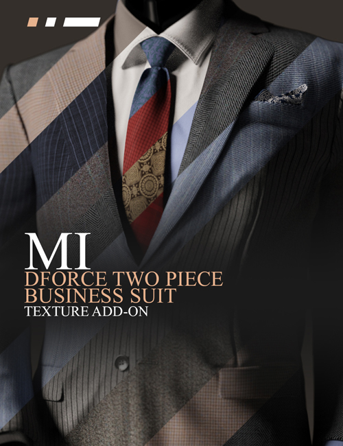 dForce MI Two-Piece Business Suit Texture Add-On