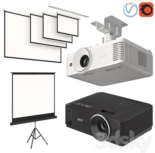 Projector Acer with Screens Set