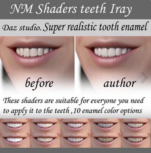 NM Iray Teeth Shaders