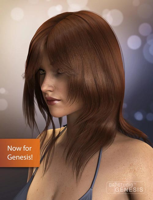 Radiant Jaguar Hair for Genesis (+ Genesis 8 Female Conversion)