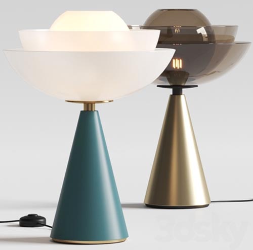 Mason Editions Lotus Table Lamps