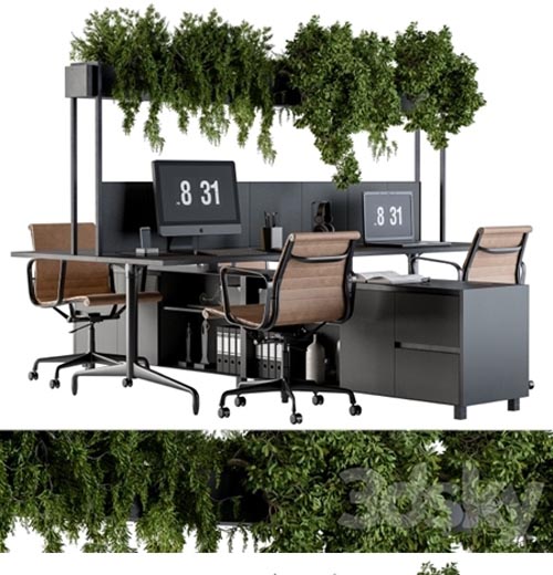 Office Furniture - employee Set 16
