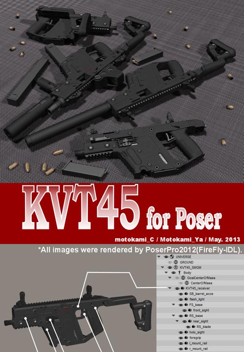 KVT45 for Poser