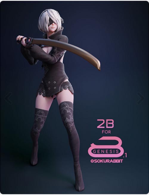 2B For Genesis 8 and 8.1 Female