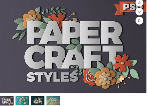 PaperCraft Photoshop Effects - 1195428