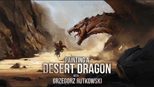 Artstation - Desert Dragon demo