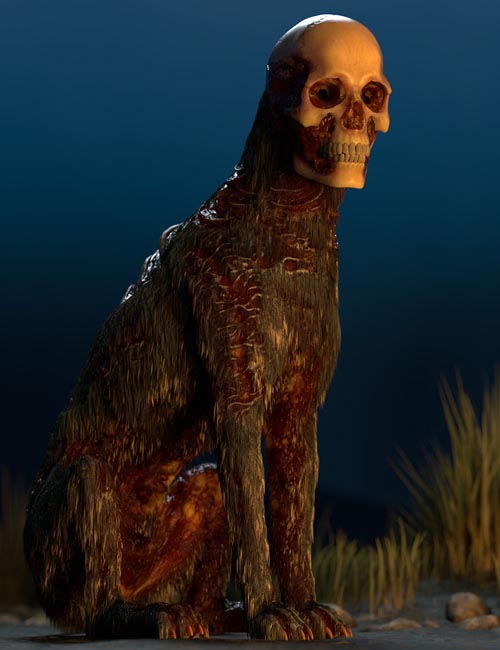Skull Hound HD for Daz Dog 8