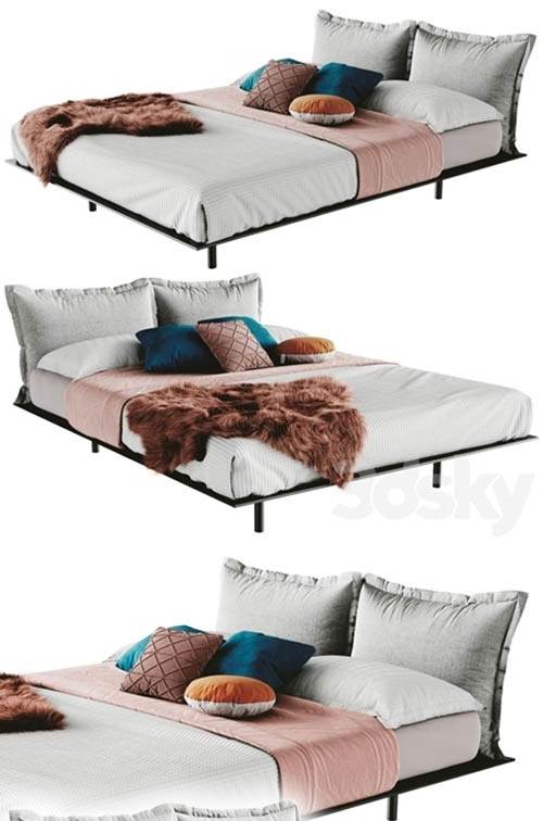 Desiree Bed Platz Fur Plaid