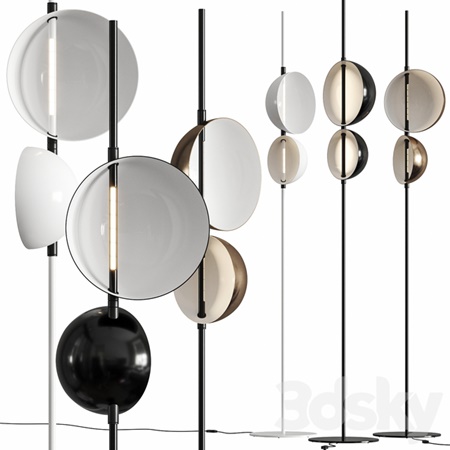 Oluce Superluna Floor Lamps