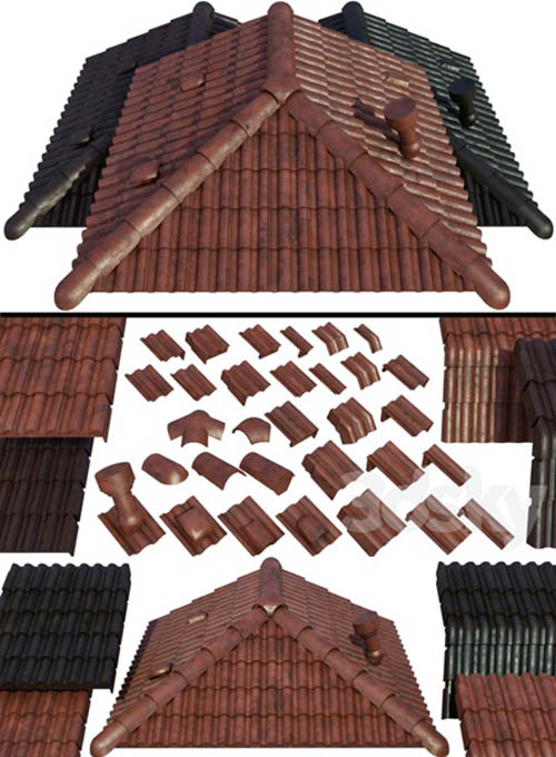 Ceramic roof tiles