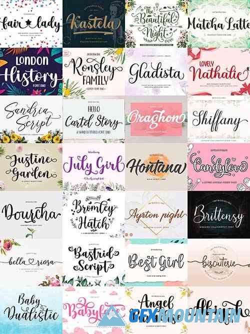 The Fabulous Collection Font Bundle