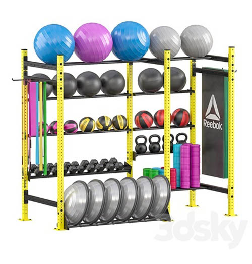 Rack for sports equipment