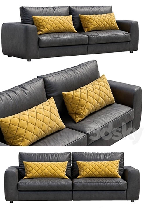 Leather sofa Alameda9 1