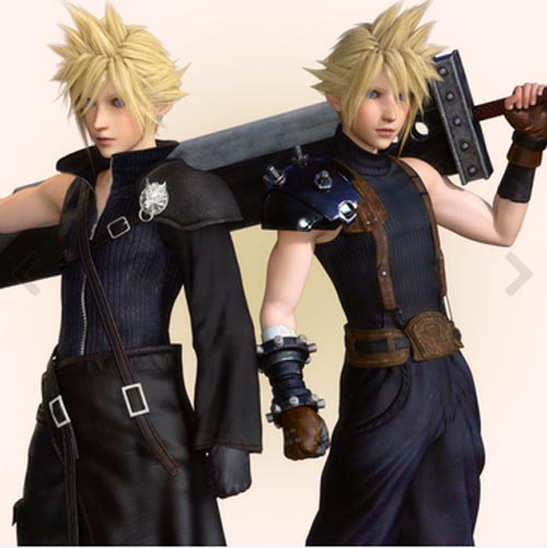 Cloud Strife Outfits For G8M