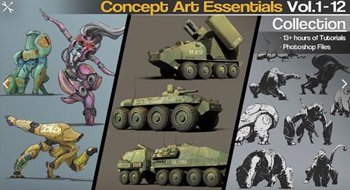 Artstation - Concept Art Essentials Collection Vol.1-12