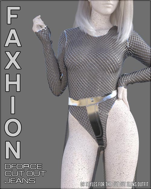 Faxhion - dForce Cut Out Jeans Outfit