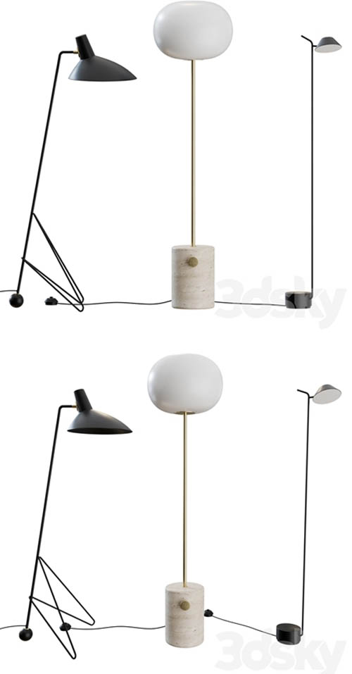 Floor Lamps Set 02