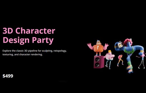 Motion Design School - 3D Character Design Partymaker