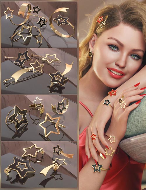 VRV Stella Jewelry for Genesis 8 and 8.1 Females