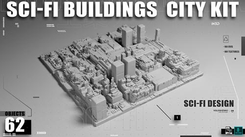 Artstation - Sci-Fi Buildings City Kit