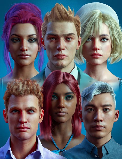 Stylish Hairstyles (Converted) for Genesis 9
