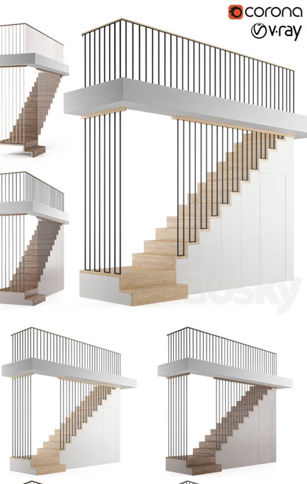 Staircase with storage