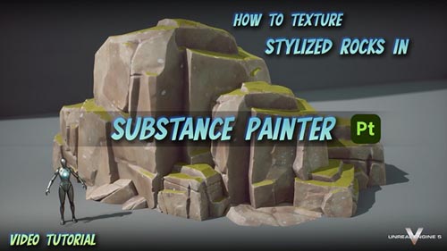 Artstation - How to Texture Stylized Rocks in Substance Painter