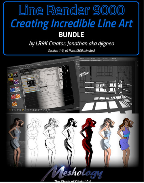 Creating Incredible Line Art with Line Render 9000 - Bundle